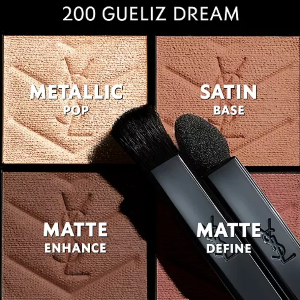 Yves Saint Laurent #200 Gueliz Drean Eyeshadow Palette Luxurious Finishes